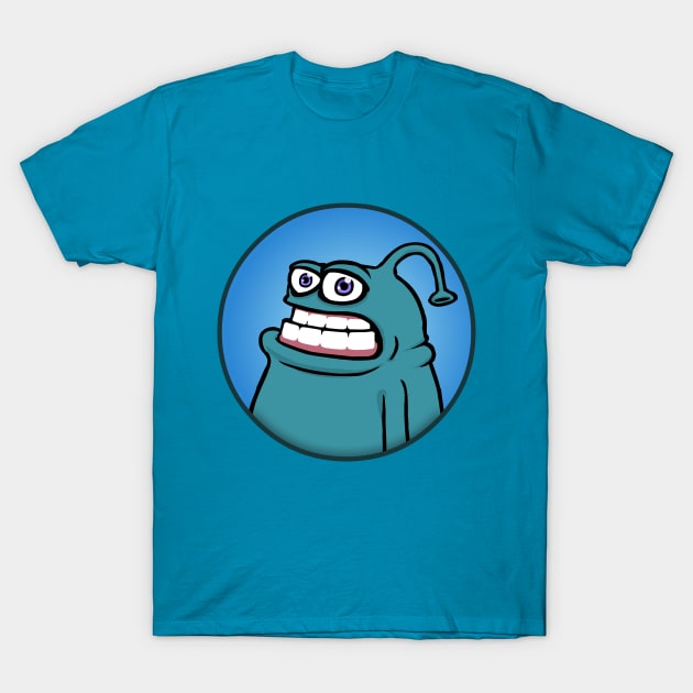 Teal alien T-Shirt by SuRReal3D